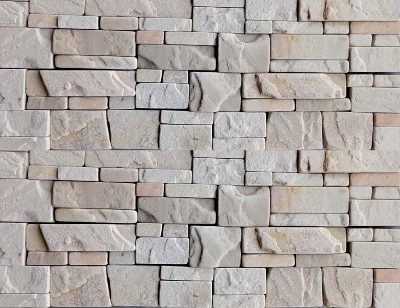 Mint Yellow Sandstone tumble random stone wall cladding stacking tiles