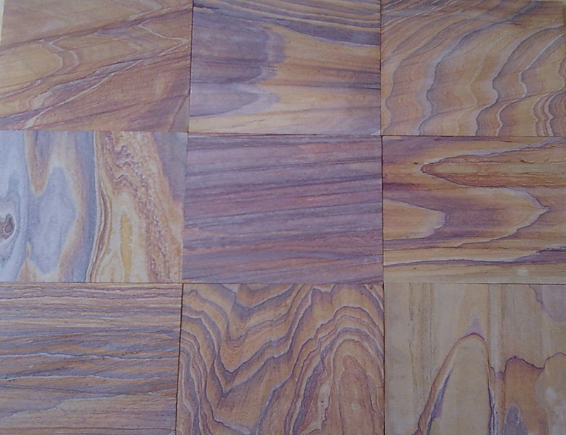 Cheap Honed Finished Indian Rainbow Sandstone Tile and Slabs For flooring, Landscaping